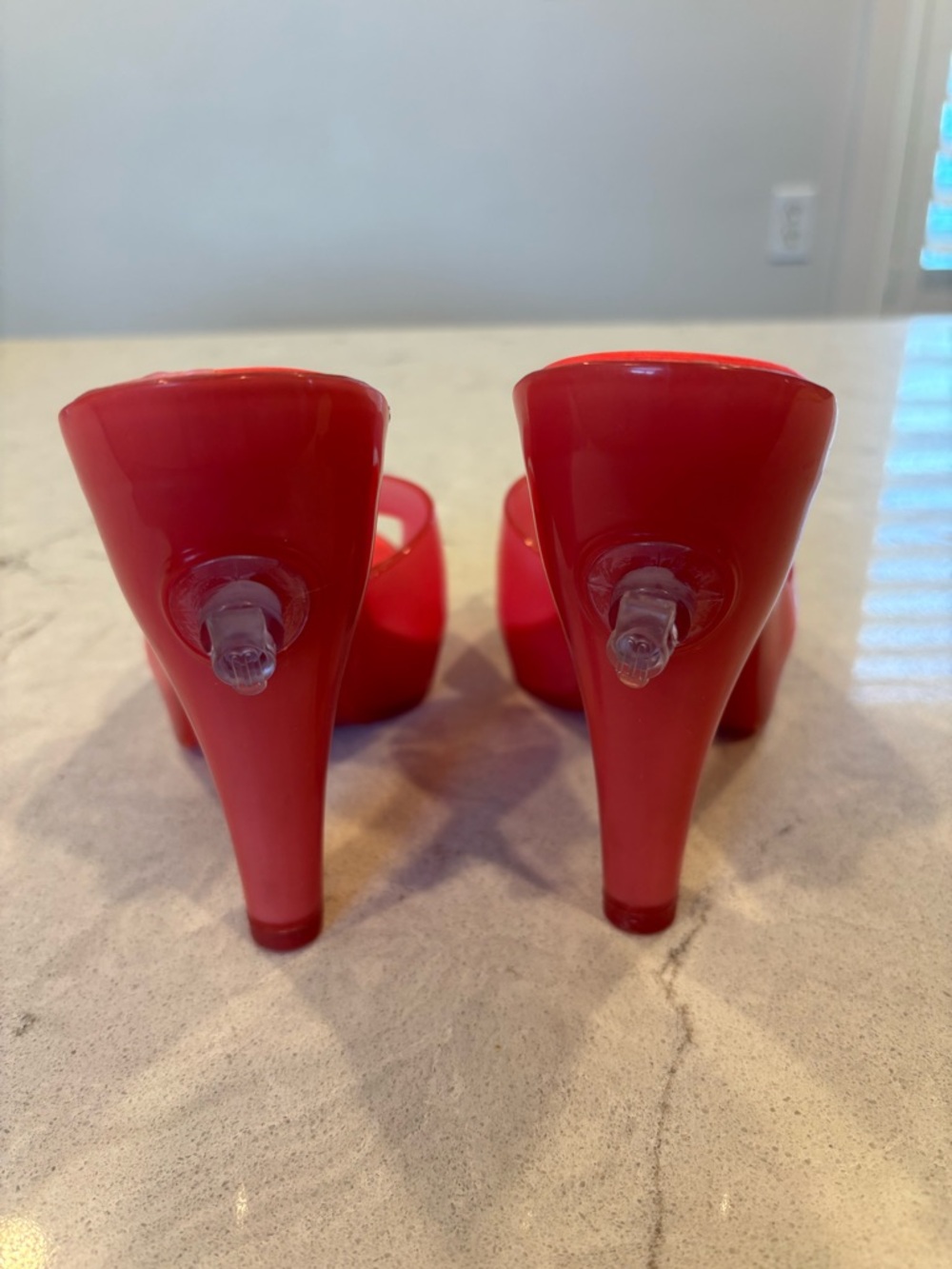 Jeremy Scott X Melissa Inflatable Mule Heels size 6 SEE DESCRIPTION - Picture 4 of 5